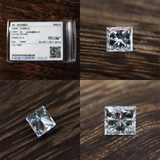 画像5: 【K18】 0.339ct プリンセスカットダイヤモンド リング (5)